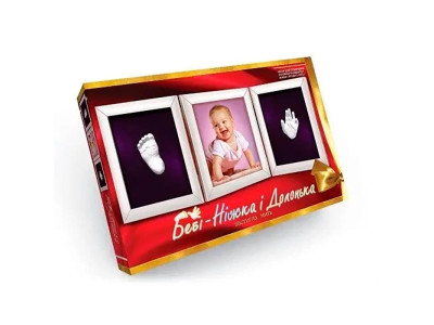 Набір для створення відбитка Danko Toys "Бебі Ніжка та Долонька" БНЛ-01U