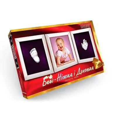 Набір для створення відбитка Danko Toys "Бебі Ніжка та Долонька" БНЛ-01U