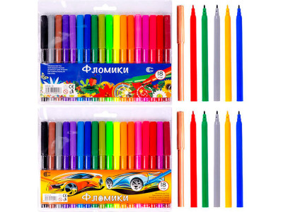 Фломастер Фломики "C" (18 кольорів) 10418