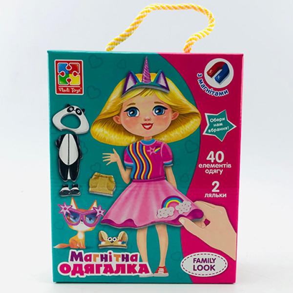 Одяг Vladi Toys "Family look" магнітний VT3702-21 Одяг Vladi Toys "Family look" магнітний VT3702-21