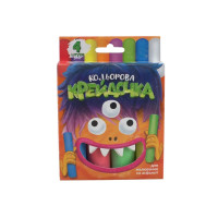 Крейда DankoToys кольорова серії Крейдочка великі 10 кольорів КRD-02-01U