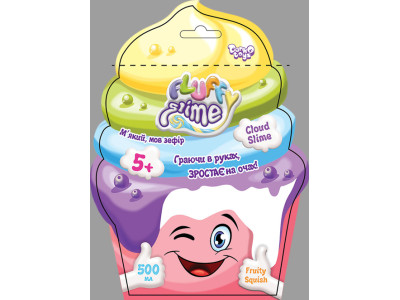 Слайм Danko Toys "Fluffy Slime" 500 г FLS-02-01U Слайм Danko Toys "Fluffy Slime" 500 г FLS-02-01U