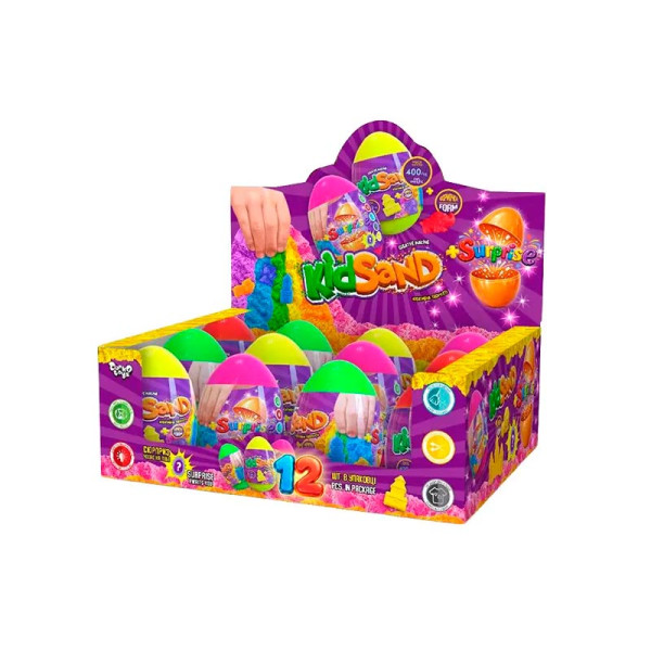 Набір для творчості Danko Toys Кінетичний пісок KidSand KS-06-01 Набір для творчості Danko Toys Кінетичний пісок KidSand KS-06-01