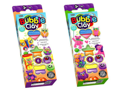 Набір для творчості Danko Toys "BUBBLE CLAY" розвиваючий BBC-01-01U02U