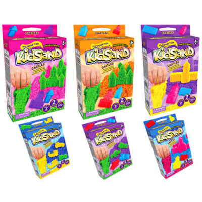 Кінетичний пісок Danko Toys "KidSand" 200 г KS-05-01U02U03U...08U Кінетичний пісок Danko Toys "KidSand" 200 г KS-05-01U02U03U...08U