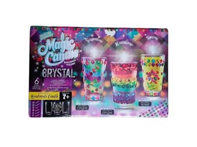 Набір для творчості Danko Toys "MAGIC CANDLE CRYSTAL" Парафінові свічки із MgC-02-01 Набір для творчості Danko Toys "MAGIC CANDLE CRYSTAL" Парафінові свічки із MgC-02-01