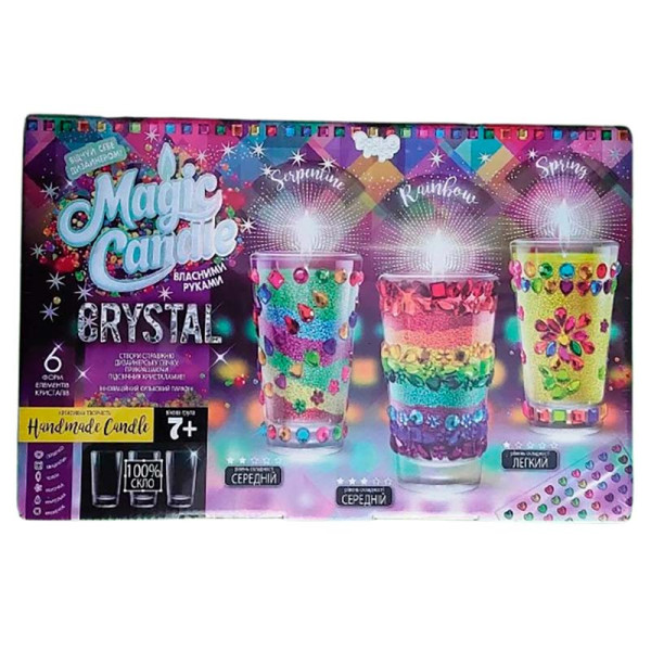 Набір для творчості Danko Toys "MAGIC CANDLE CRYSTAL" Парафінові свічки із MgC-02-01 Набір для творчості Danko Toys "MAGIC CANDLE CRYSTAL" Парафінові свічки із MgC-02-01