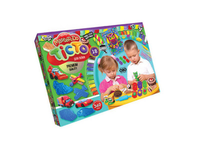 Тiсто для лiпки Danko Toys "Master Do" 18 кольорів TMD-03-05 Тiсто для лiпки Danko Toys "Master Do" 18 кольорів TMD-03-05