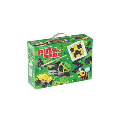 Ігровий набір ТехноК Play Box Транспорт з доміно та мозаікою 2871 Ігровий набір ТехноК Play Box Транспорт з доміно та мозаікою 2871