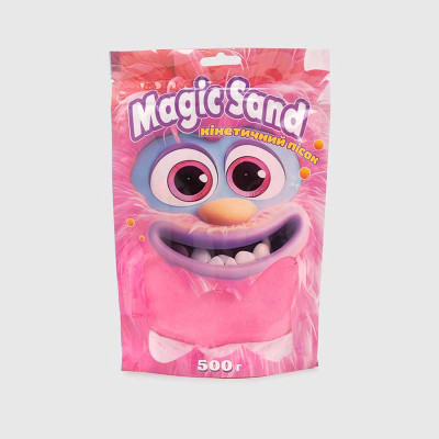 Magic sand в пакеті 39403-8 рожевий, 0,500 кг 39403-8