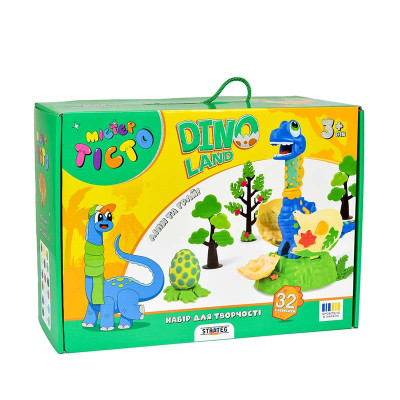 Набір для творчості Містер тісто Dino Land Strateg 41035