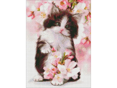 Алмазна мозаїка "Пухнасте кошеня" Ідейка AMO7359 30х40 см AMO7359 Алмазна мозаїка "Пухнасте кошеня" Ідейка AMO7359 30х40 см AMO7359
