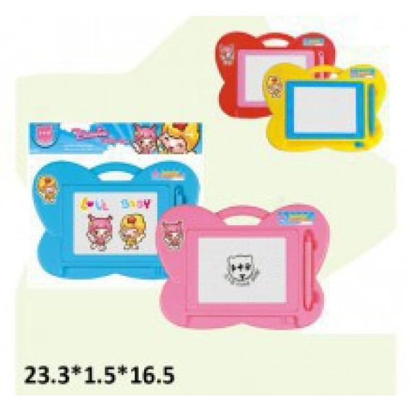 Дошка малювальна метелик 4цв.кул.23.3*1.5*16.5 BT-MB-0009