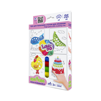 Набір для тіста для ліплення TM Lovin'Do Edu kids Ігри для пальчиків 2 41043