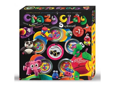 Набір для ліплення Crazy Clay Великий DankoToys 2715 Набір для ліплення Crazy Clay Великий DankoToys 2715
