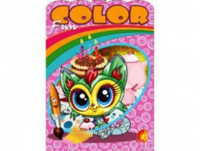 Книжка дитяча "Дитяча творчість Fun color "Веселі тварини" (укр.) Ю126127У Книжка дитяча "Дитяча творчість Fun color "Веселі тварини" (укр.) Ю126127У