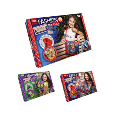 Набір для творчості вишивка муліне Fashion Bag FBG-01-030405 Набір для творчості вишивка муліне Fashion Bag FBG-01-030405