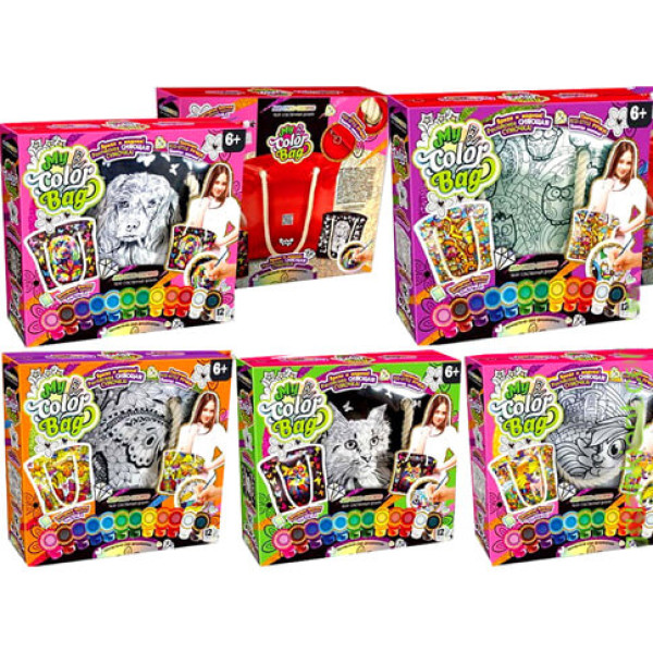 Набір для творчості My Color Bag Сумка-розмальовка Сумка-розмальовка CОВ-01-0102030405 Набір для творчості My Color Bag Сумка-розмальовка Сумка-розмальовка CОВ-01-0102030405