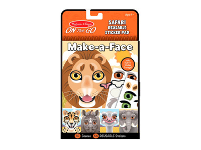 Блокнот з багаторазовими наліпками "Сафарі" Melissa&Doug (MD30510) 30510 Блокнот з багаторазовими наліпками "Сафарі" Melissa&Doug (MD30510) 30510