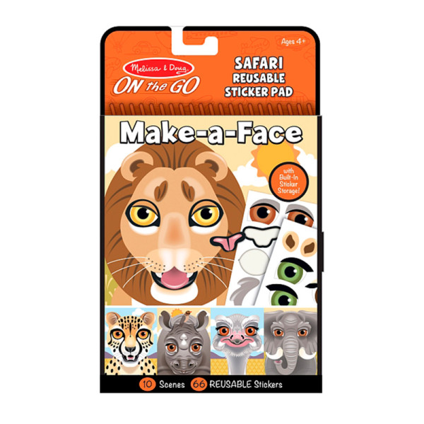 Блокнот з багаторазовими наліпками "Сафарі" Melissa&Doug (MD30510) 30510