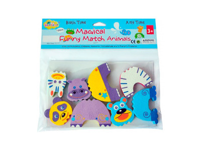 Дитячі аква-пазли Кумедні тваринки 4 іграшки(960486) GB-FM4D Дитячі аква-пазли Кумедні тваринки 4 іграшки(960486) GB-FM4D