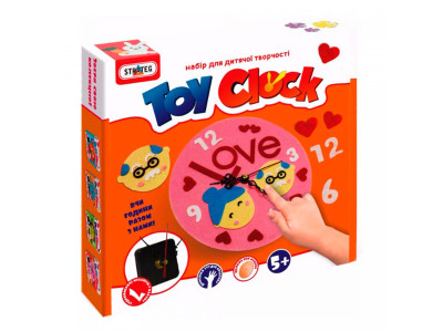 Набір для творчості "Toy clock - Любов" (укр.) в кор-ці 217см-24см-5 см 16