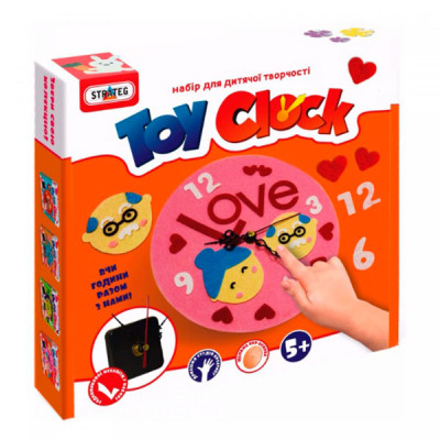 Набір для творчості "Toy clock - Любов" (укр.) в кор-ці 217см-24см-5 см 16