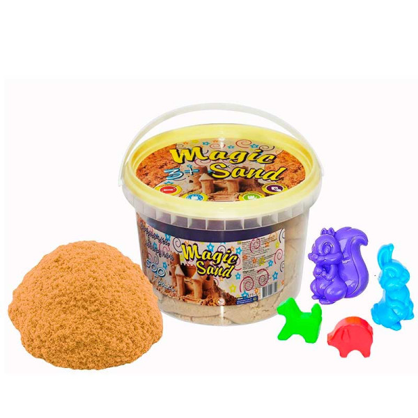Кінетичний пісок Magic sand класичний у відрі 0500 кг 371-1