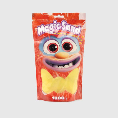 Magic sand в пакеті жовтий 1 кг 39404-5