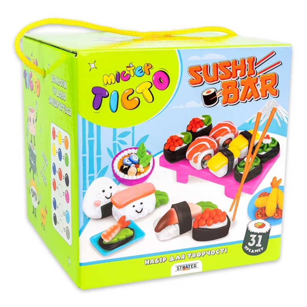 Набір для творчості Містер тісто Sushi Bar Strateg 41013 Набір для творчості Містер тісто Sushi Bar Strateg 41013