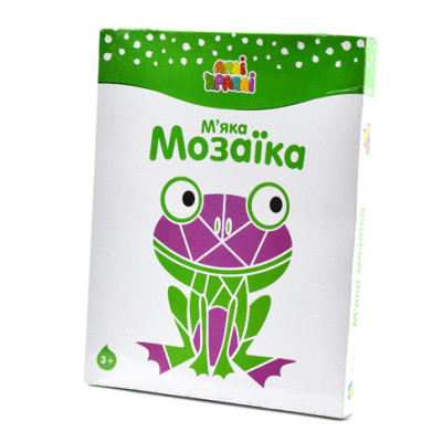 Набір для творчості "М'яка мозаїка "Жабка" 0133 Набір для творчості "М'яка мозаїка "Жабка" 0133
