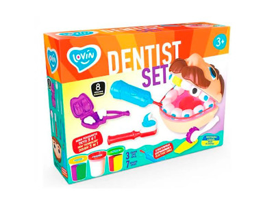 Набір для ліплення з тістом Dentist Set TM Lovin 41193 Набір для ліплення з тістом Dentist Set TM Lovin 41193