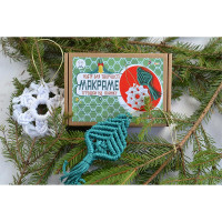 Набір для творчості Макраме "Іграшки на ялинку" М-005 Набір для творчості Макраме "Іграшки на ялинку" М-005