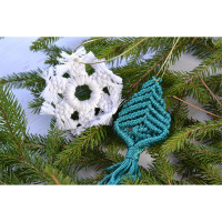 Набір для творчості Макраме "Іграшки на ялинку" М-005 Набір для творчості Макраме "Іграшки на ялинку" М-005
