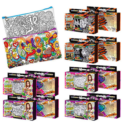 Набір для творчості Danko Toys "My Color Clutch" розмалюй пенал CCL-01-01U02U03U...06U