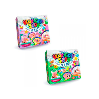Набір для творчості Danko Toys Пластилінове Мило "PLAY CLAY SOAP" великий PCS-01-01U02U
