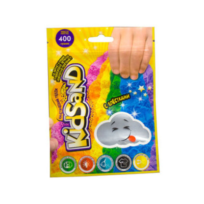 Кінетичний пісок Danko Toys "KidSand" 400 г KS-03-03 Кінетичний пісок Danko Toys "KidSand" 400 г KS-03-03
