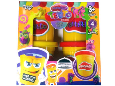 Набір креативної творчості Тісто для ліплення "Master Do" DankoToys 8106 Набір креативної творчості Тісто для ліплення "Master Do" DankoToys 8106