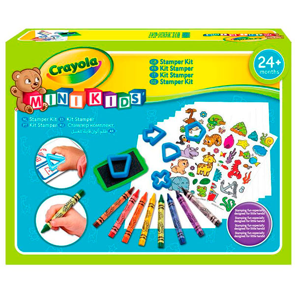 Набір для творчості Crayola Mini kids Мій перший набір зі штампами 81-1359 Набір для творчості Crayola Mini kids Мій перший набір зі штампами 81-1359
