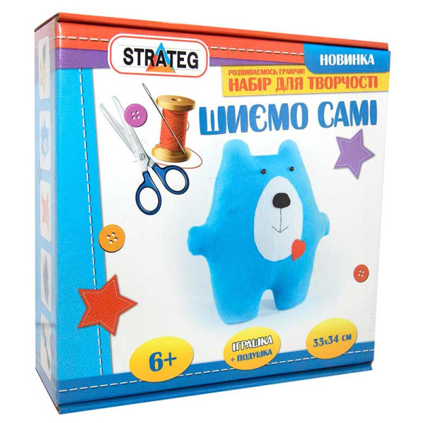 Набір для творчості шиємо самі "Ведмежа" (укр.) в коро-ці 35-35-115см іп-02