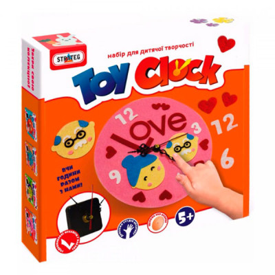 Набір для творчості "Toy clock - Любов" (укр.), в кор-ці 21,7см-24см-5 см 16