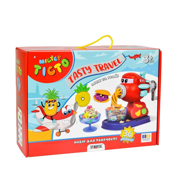 Набір для творчості Містер тісто Tasty travel Strateg 41038 Набір для творчості Містер тісто Tasty travel Strateg 41038