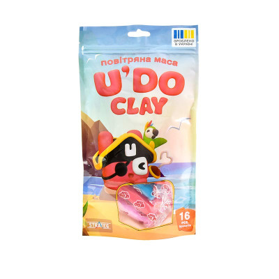Набір для творчості Strateg "U'DO Clay 16 шт" 30879 Набір для творчості Strateg "U'DO Clay 16 шт" 30879