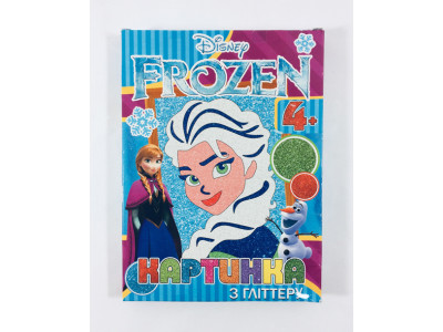 Набір для творчості Картина з глітером "Снігові принцеси" укр ZXD05