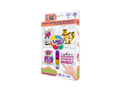 Набір для тіста для ліплення TM LovinDo Edu kids Ігри для пальчиків 3 41044