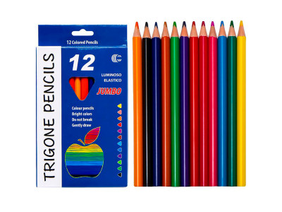 Олівець 12 кольорів JAMBO Luminoso elastico "С" 93934 Олівець 12 кольорів JAMBO Luminoso elastico "С" 93934