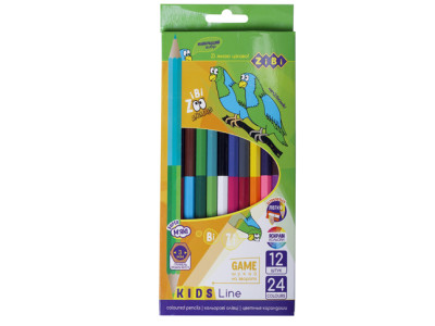 Олівець двосторонній (12 шт) ZB.2463