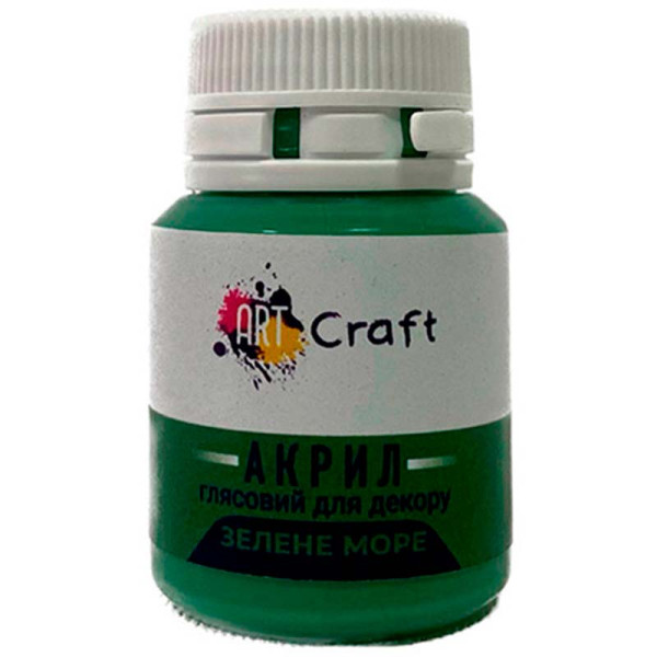 Фарба акрил глянець для декору "Зелене море" AG-7513 Фарба акрил глянець для декору "Зелене море" AG-7513