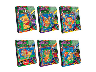 Вітражна картина Glitter Decor Совеня Совеня GD-01-01U02U03U...06U Вітражна картина Glitter Decor Совеня Совеня GD-01-01U02U03U...06U