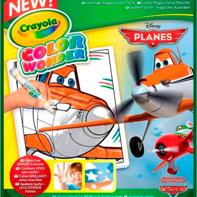 Серія Color Wonder.Книга-розмальовка `Літаки` 75-0250